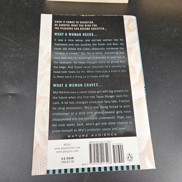 Maya Banks Book Paperback Reader Breathless Series Her Pleasure Fiction Lot 4 - Picture 9 of 13